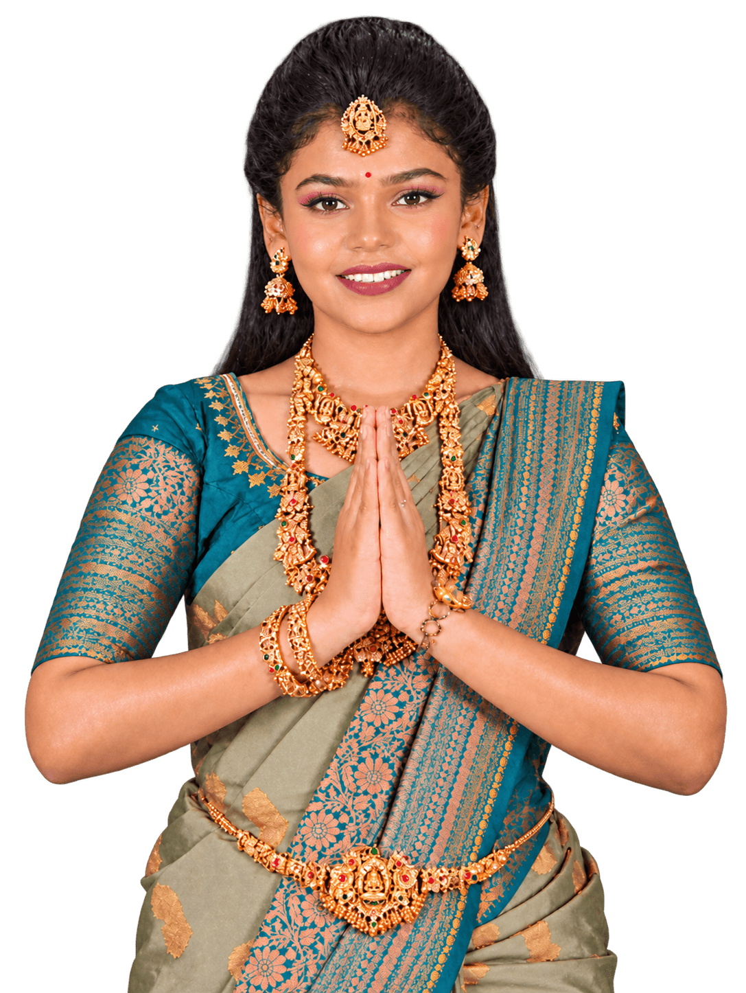 Siddhi welcoming you to Aryan Gold